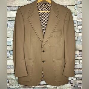 Vintage 1970’s Sears Traveller Knit jacket/ sports coat/ blazer